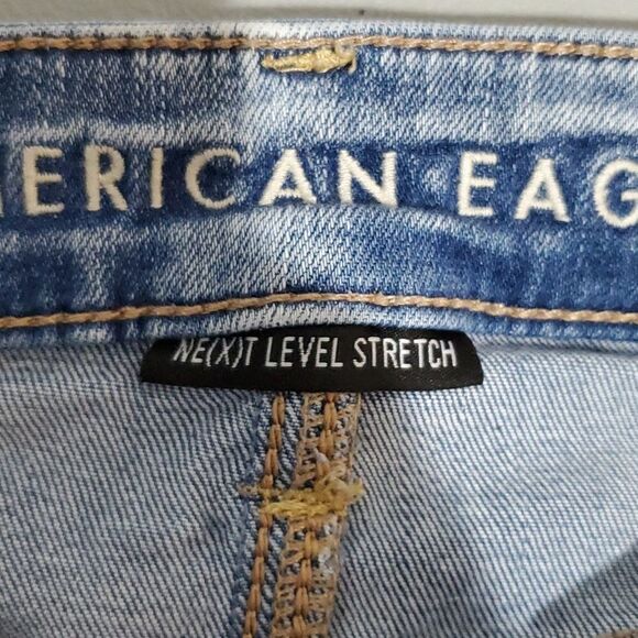 AMERICAN Eagle next level stretch 26x28 size 2 highest rise jeggings - Picture 6 of 8
